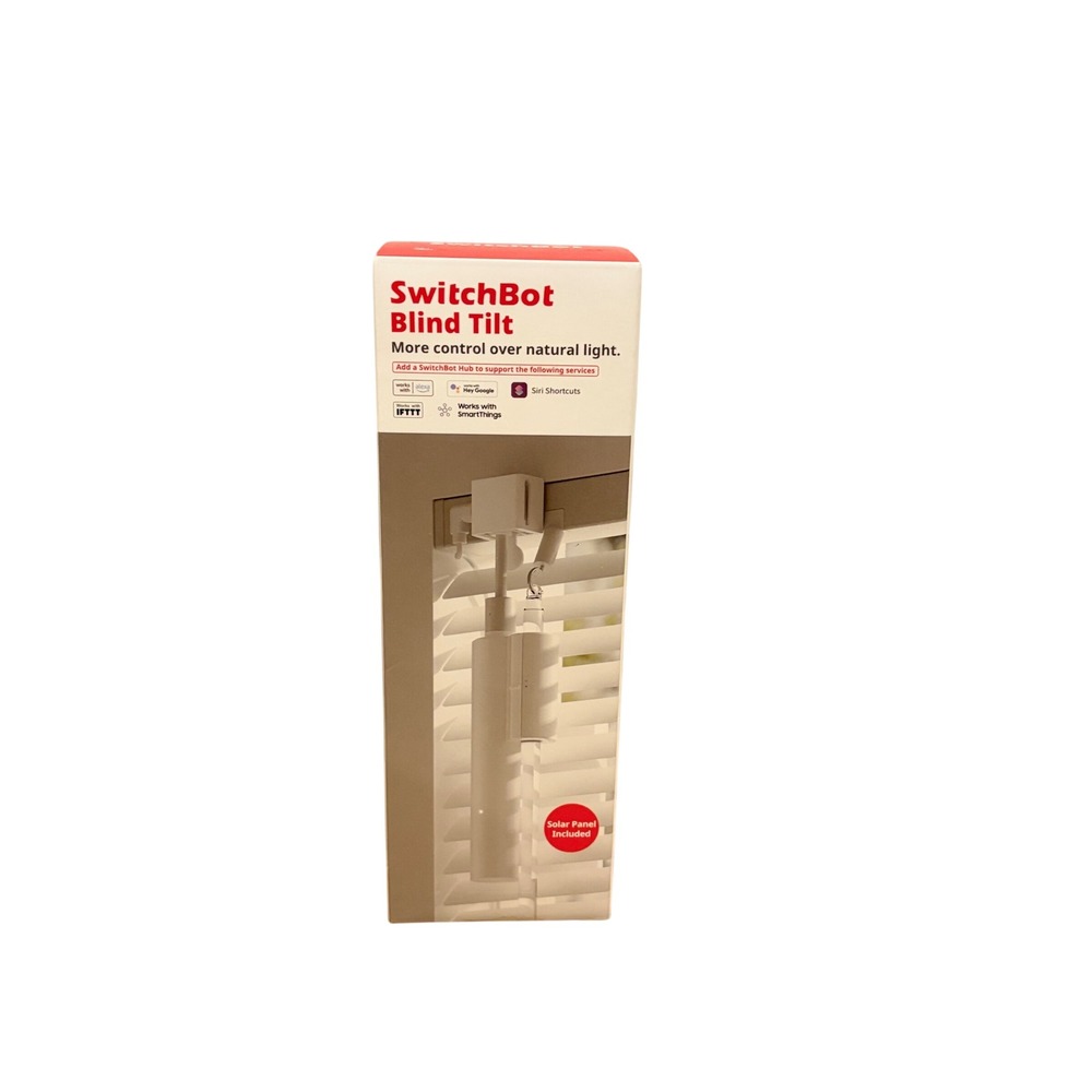 SwitchBot Blind Tilt Solar Powered Smart Blind Motor White W2701600